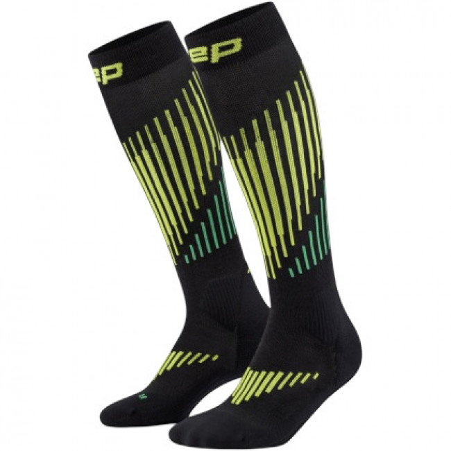 CEP Ski Touring Merino Socks Tall 3.0, lyžařské ponožky, dámské, černé